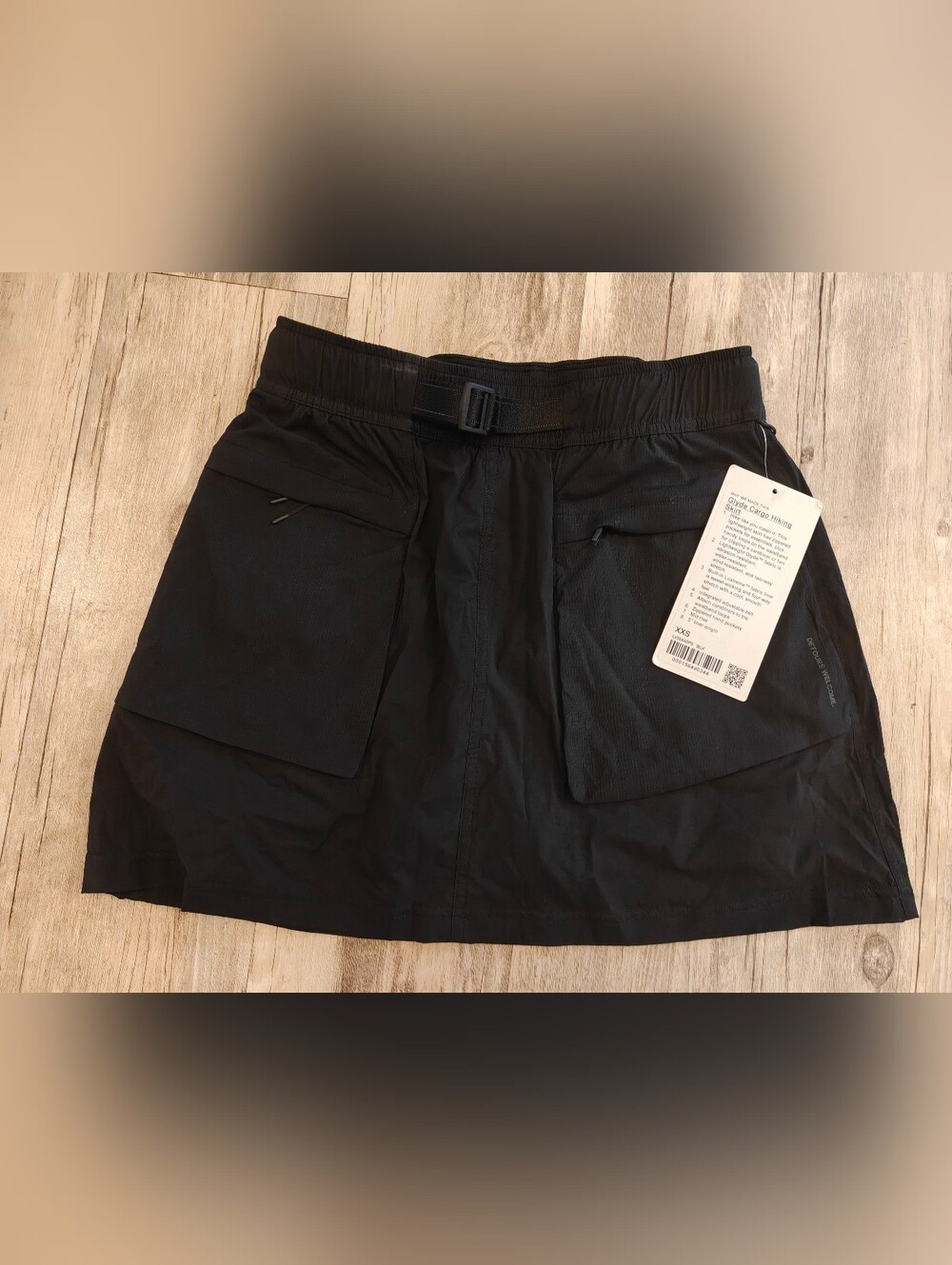 Lululemon Glyde Cargo Mid-Rise Hiking Skirt XXS NWT
